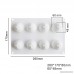 Silicone Mould 3D Egg Shape For Chocolate Easter Eggs Truffle Mousse Baking Mold - B074RYRBSL